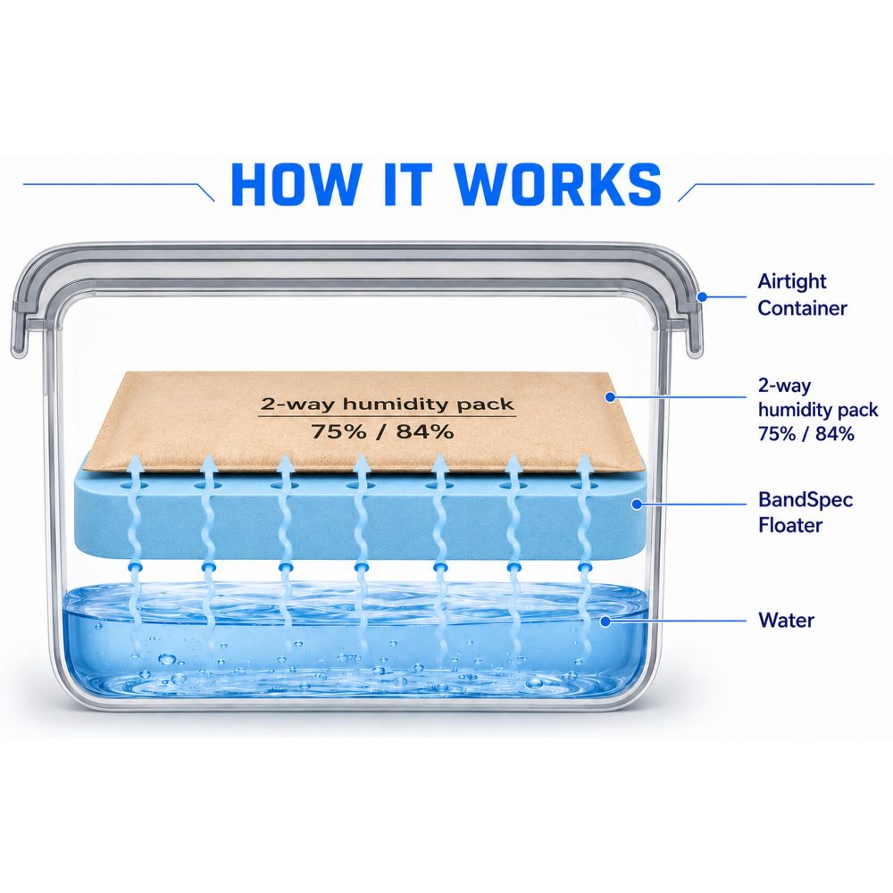 BandSpec Humidity Pack Floater Set - reviving a humidity pack
