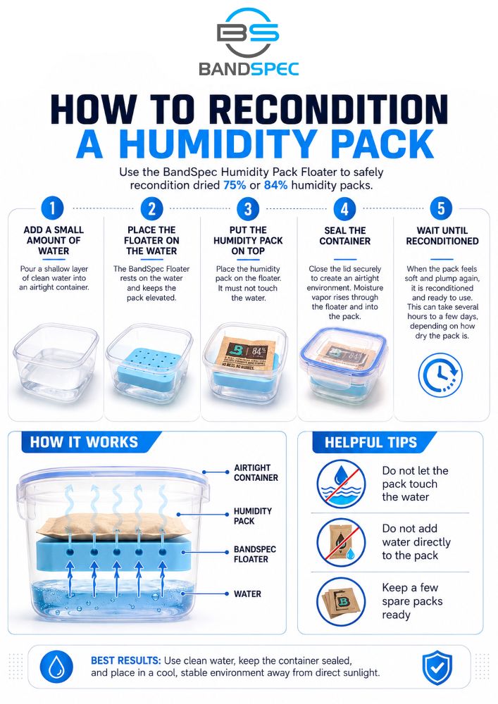 How the BandSpec Humidity Pack Floater works